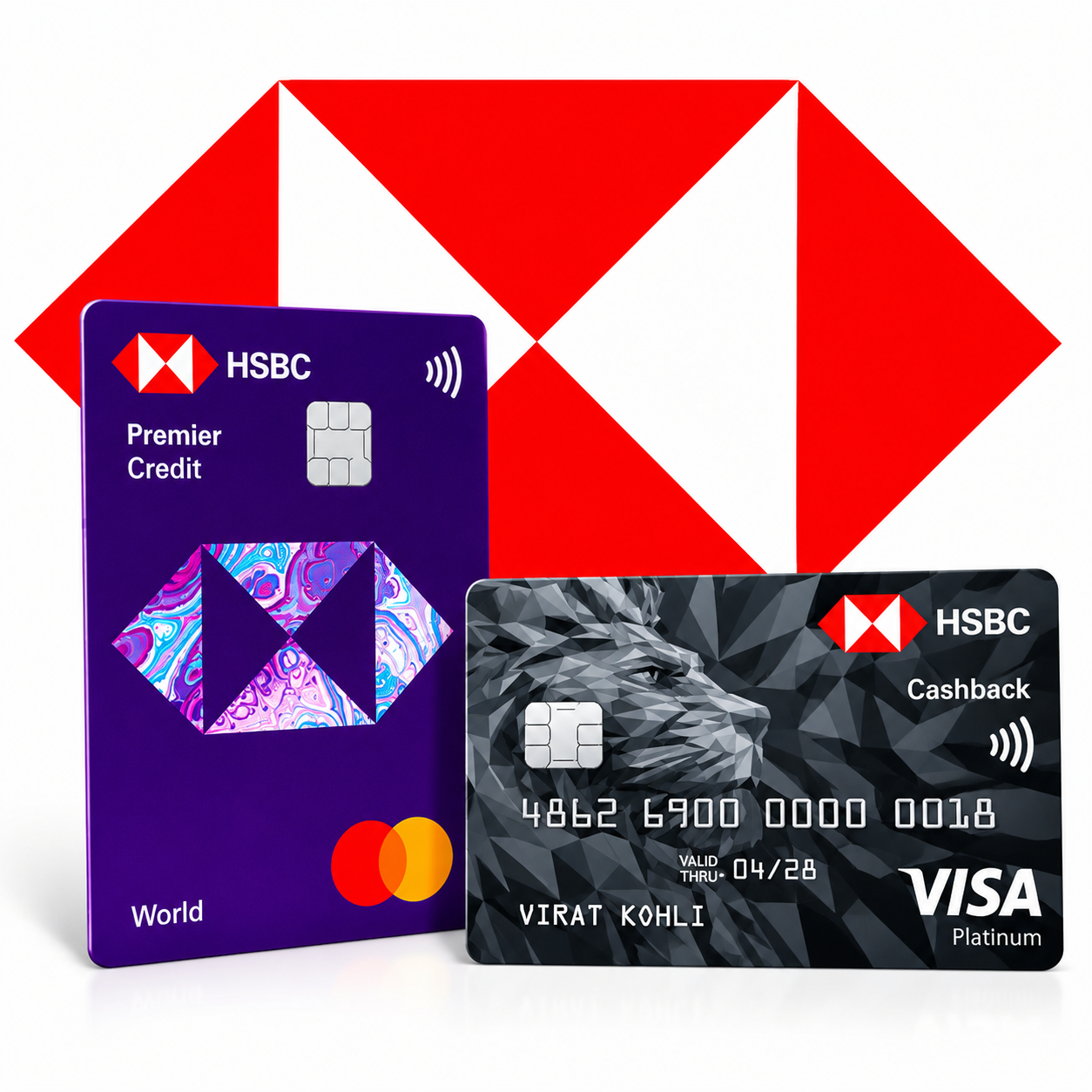 Cartes HSBC Premier Credit Mastercard et Cashback Visa Platinum